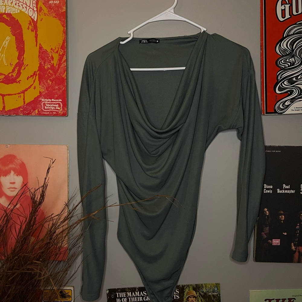 Zara long sleeve body suit